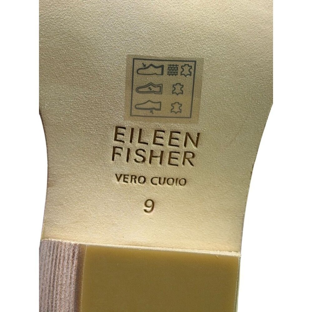 Eileen Fisher Avil Suede Stretch Woven Peep Toe Heels Blush 9 New in Box - Picture 3 of 10